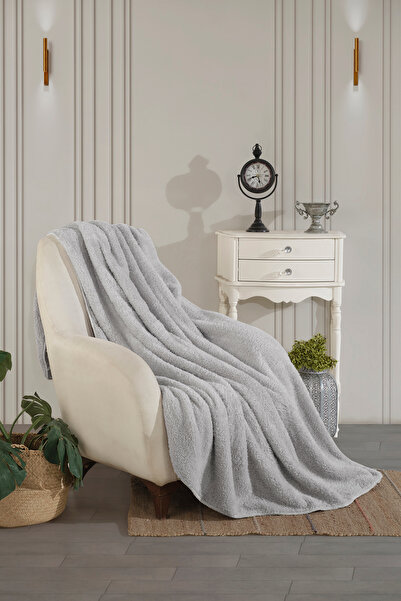 WELY HOME BABY TEKSTİL Single Size Wellsoft Blanket with Cowherd Stitching Detail 160X200