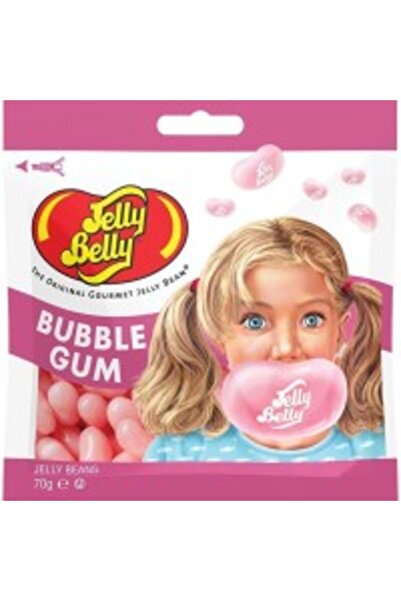 Jelly Belly Bomboane jeleu cu aromă de gumă de mestecat - bomboane cu aromă de gumă de mestecat 70g
