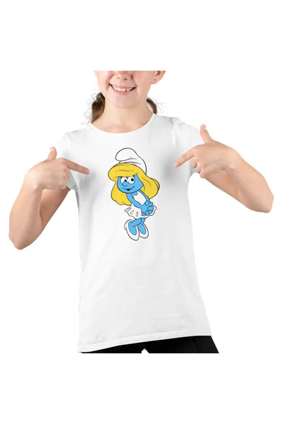 OEM Tricou Copii Fete Strumfita Desene Copilarie Strumfii