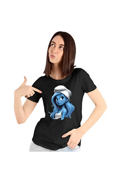 OEM Women's T-Shirt Smurfette Princess Elf