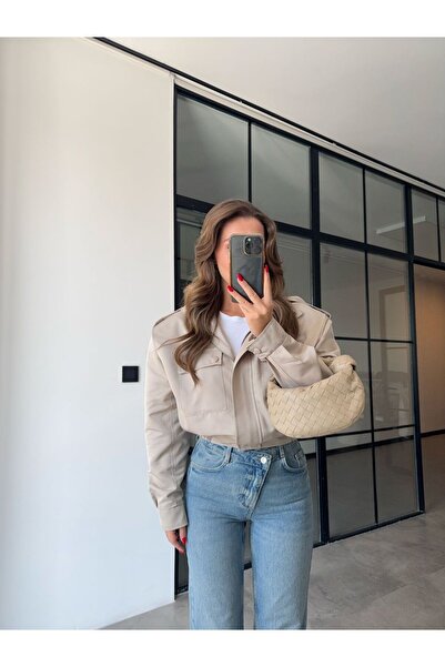 BB Bensu Buyruk Vatkali Stone Bomber Jacket