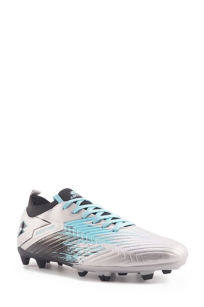 Lotto Comfortable Lace-Up Football Boots Men's Football Shoes Silver