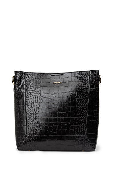 Deery Μαύρη γυναικεία τσάντα ώμου