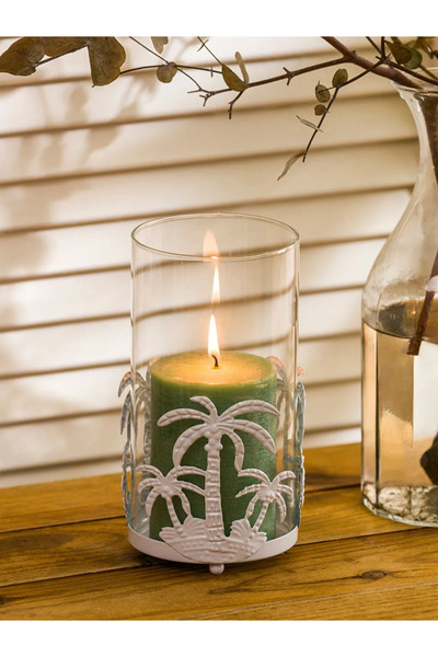 LC Waikiki LCW HOME Renksiz Dekoratif Cam Mumluk 18 Cm