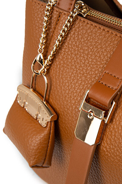 Deery Γυναικεία τσάντα ώμου σε χρώμα Tan