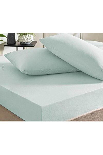 Taç Ranforce Elastični Jednokrevetno Čaršav Set Plavi