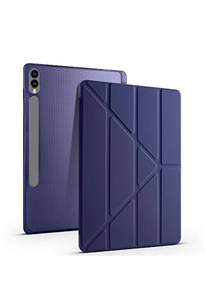 minsun Samsung Galaxy Tab S10 FE Plus 13,1 inch Uyumlu Trifolding Kalem Bölme...