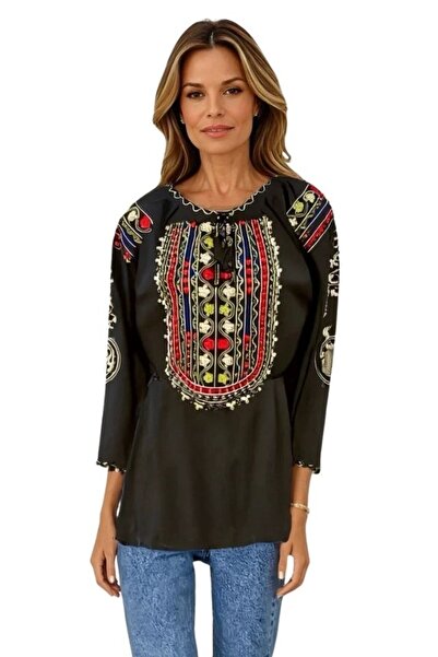 rody's forever Γυναικεία μπλούζα τύπου R 25, μέγεθος 2XL, μαύρο/κόκκινο