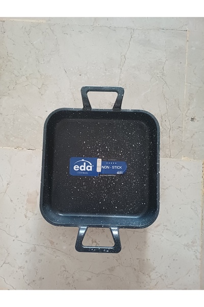 EDAEVİM Eda 24 cm Square Cast Iron Pan