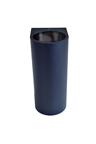 Mylamp Oval Çift Yön Alüminyum Dış Mekan Aplik Mat Siyah 7x9x15 cm