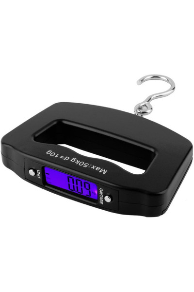 JUANJUAN Digital Luggage Weighing Scale Black