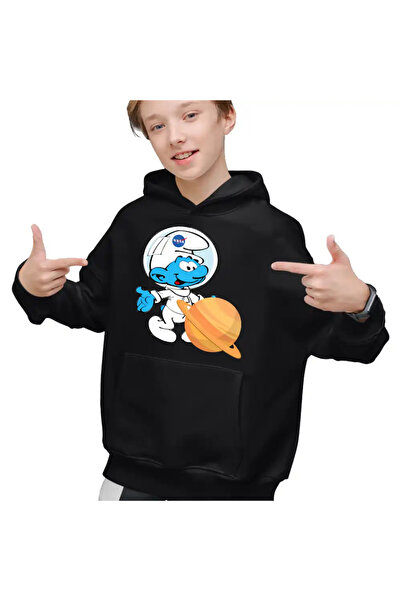 OEM Hanorac Copii Baieti Strumfii Astronaut Saturn Nasa