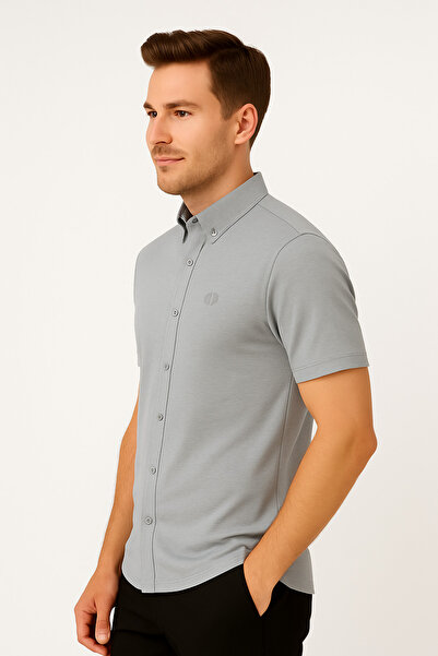 ModaPlaza Чоловіча сорочка з коротким рукавом 1017