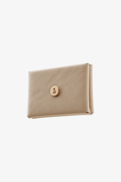 Bonheur Sand Beige Deri Kartlık