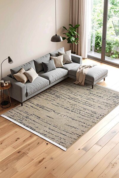 Aden Pera Şönil Dokuma Halı |Kaymaz Tabanlı Makinede Yıkanabilir Halı |Modern...