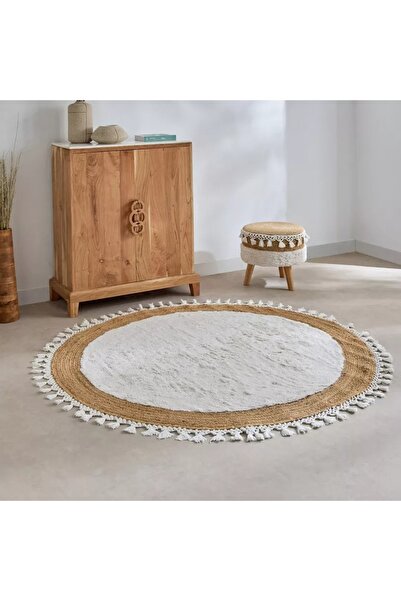 Generic ECO Midtown Handmade Jute Round Rug - 150 cm