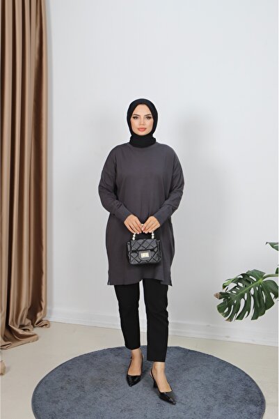 NİSUM MODA تونيك ميرسيريزد بفتحة