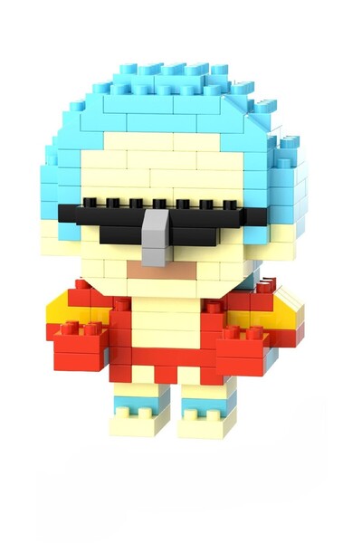 Innovium Franky Innovium™ Building Kit, One Piece Anime Miniature, 150+ ABS Pieces, 4 × 4 × 6 CM