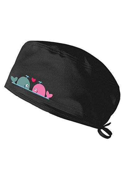 bonecim Boneta cu temă balenă iubită Boneta chirurgicală standard și supradim...