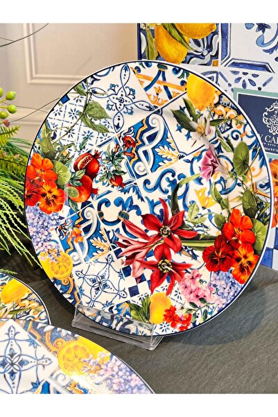 ROSSEV Italy Garden Pasta Plate Set of 6