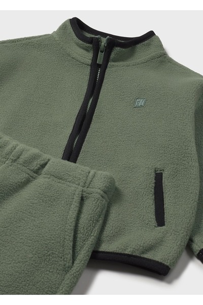 MAYORAL Triple Tracksuit Set for Ages 1-4 - Green