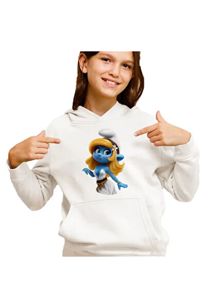OEM Children's Sweatshirt Girls The Smurfs Smurfette Fairy Elf