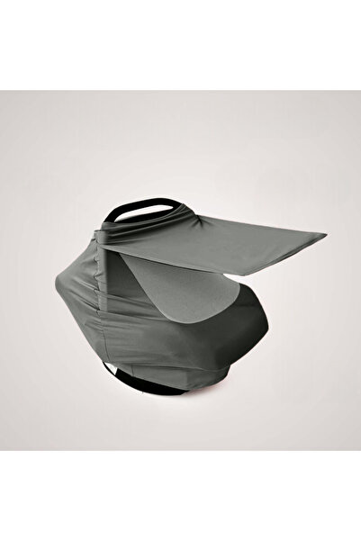 SB SizinBazar Dark Gray Stretchy Baby Stroller Cover - 100% Cotton