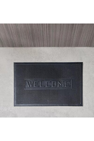 Generic Welcome Molded Rubber Mat - 45x70 cm