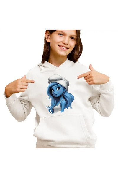 OEM Children's Sweatshirt for Girls Smurfette Princess Elf
