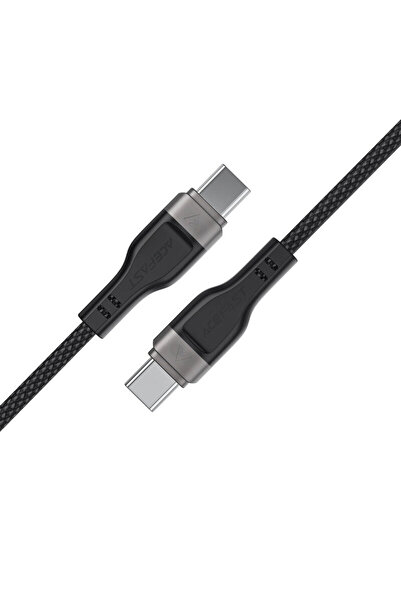 Acefast Cablu magnetic Type-C, 60W, 3A Acefast, C11-03, negru, 1.2m