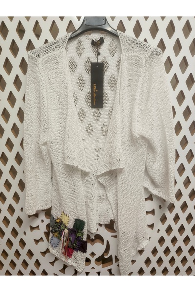 SAVA Otantik Delikli Örme Hırka