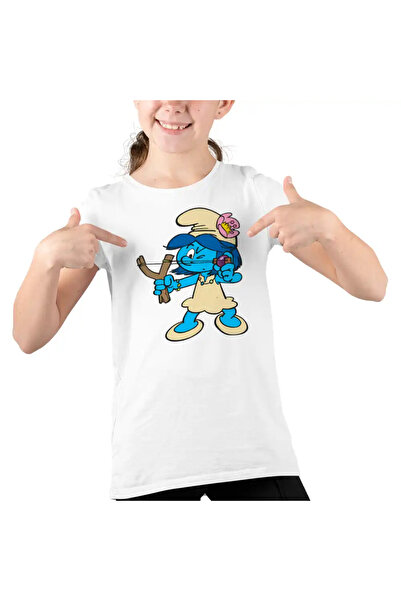 OEM Tricou Copii Fete Strumfii Satul Fetelor Prastie