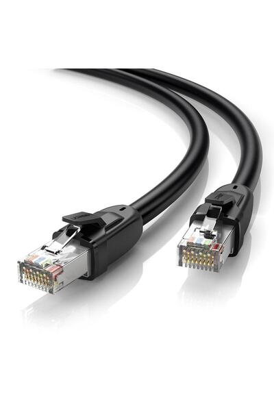 Ugreen 55193 NW323 CAT8 4K 8K 40GB/s Yüksek Ağ Hızı FRP Ethernet Kablosu 15metre