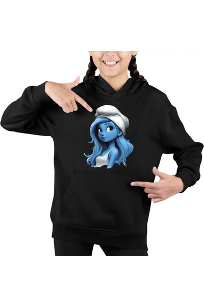 OEM Children's Sweatshirt for Girls Smurfette Princess Elf