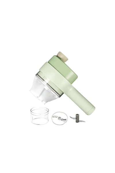 stuffix Tocator electric multifunctional pentru bucatarie, 2 boluri, 2 lame, curatator legume, auto-curatare