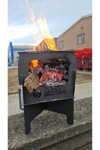 MASTERPOL Katlanabilir Demonte Mangal Mini Barbekü Kamp Motorsiklet mangalı