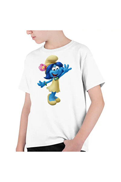 OEM Tricou Copii Baieti Smurf Blossom Strumfii