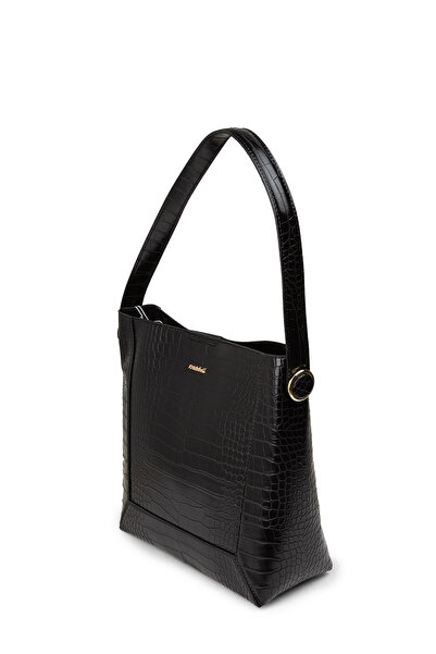 Deery Μαύρη γυναικεία τσάντα ώμου