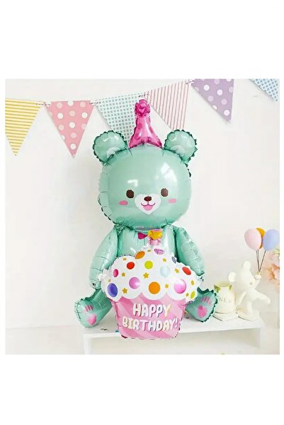 BİDOLUMUTLULUK Pink Blue Sitting Bear Party Celebration Entertainment