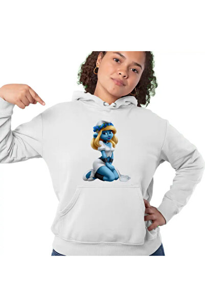 OEM Hanorac Femei Smurfette Strumfii Strumfita Elf