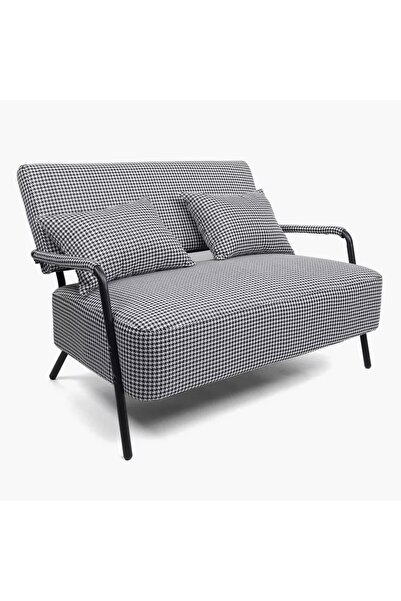Generic Meridian 2-seater fabric chair with 2 cushions