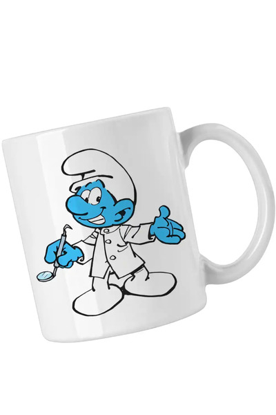 OEM Smurfs Dentist Mug
