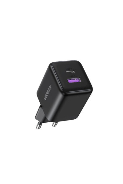 Ugreen Charger Type C, USB, GaN, Fast Charge Ugreen, Black