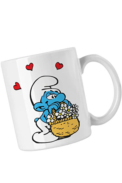 OEM Smurfs in Love Mug Dragobete Valentine's Day
