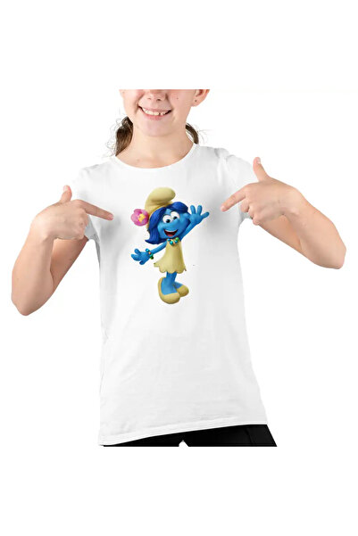 OEM Tricou Copii Fete Smurf Blossom Strumfii