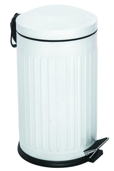 Se Yank Haus Vintage Series Black Trash Can with Shock Absorber Cover 16 Lt Kitchen, Bathroom, Balcony, Toilet