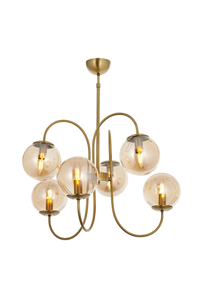HubRom Chandelier HubRom, SINIR 5006-8080-52 65x65xHmax95 cm 6xE14-40W Antique