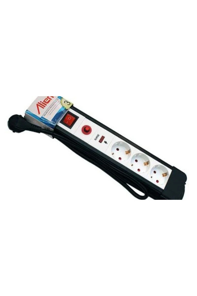 ALIEN Prelungitor cu protecție la supratensiune Alien, 3 prize, 1,5 m