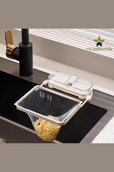 STOREMAX Fileli Pratik Lavabo Süzgeci Vakumlu Beyaz Lavabo Süzgeci 50 Adet Fi...