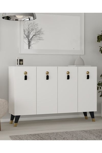 DEMONTE DECOR 8179KM-64DD KONSOL,KAHVE KÖŞESİ,AYAKKABILIK,OFİS EVRAK DOLABI,MUTFAK KİLER DOLABI,TV ÜNİTESİ-BA